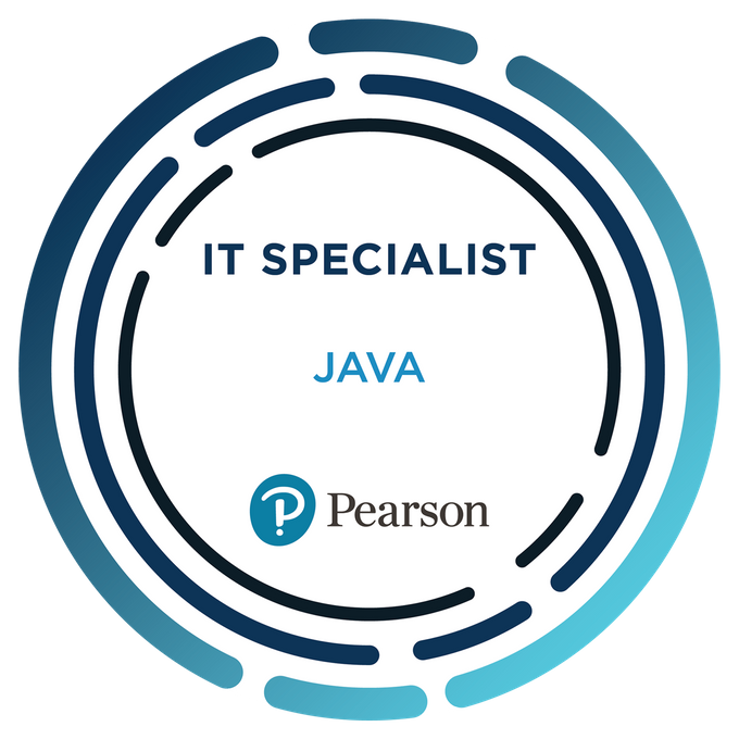 IT Specialist - Java badge.
